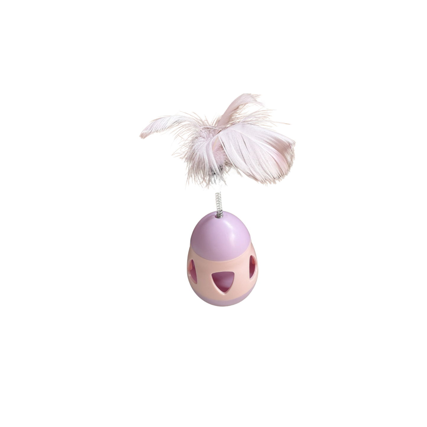 Juego interactivo para gatos en forma de huevo – Estimulación mental y snack