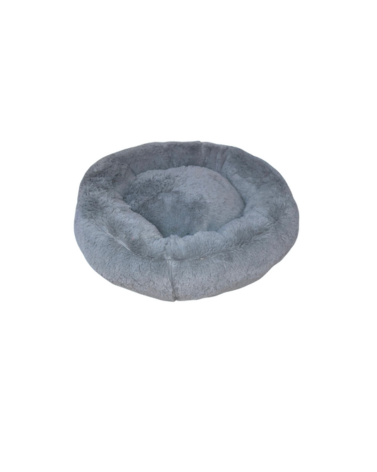 Cama para mascotas – Tela antiestrés + relleno de algodón 100% siliconado